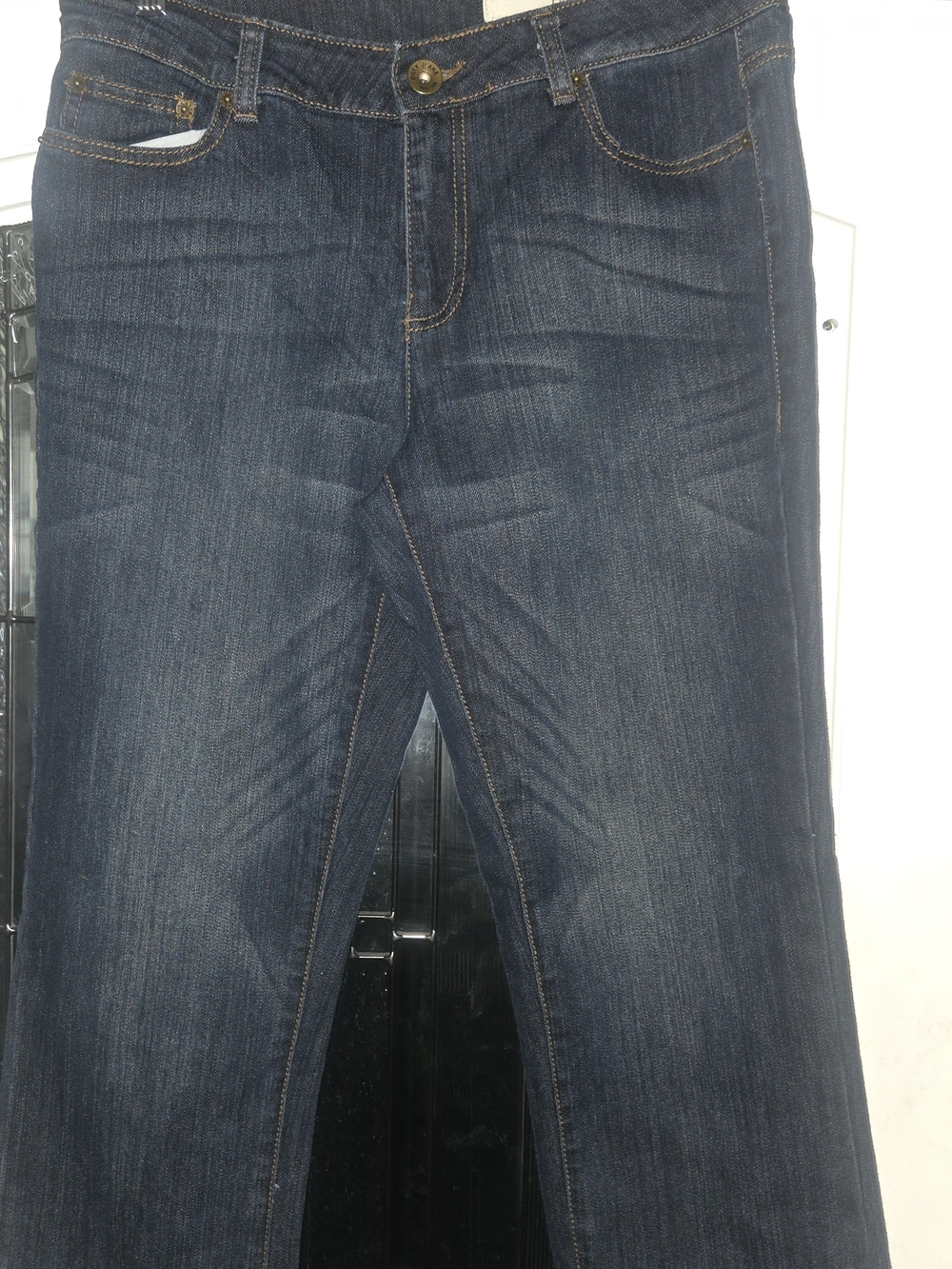 DKNY Women's Dark Wash Jeans - Classic Indigo, Size 10